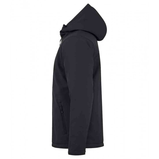 SOFTSHELL CLIQUE PADDED HOODY 020952 99 zwart 