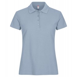 DAMES POLOSHIRT CLIQUE BASIC POLO 028231 570 ZACHTBLAUW