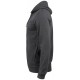 VEST CLIQUE PREMIUM OC HOODY  FULL ZIP 021004 955 ANTRACIET MELEE Bedrijfskleding bedrukken