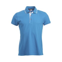 POLOSHIRT CLIQUE SEATTLE 028242 510 HELDER BLAUW