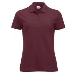 POLOSHIRT CLIQUE MANHATTAN LADIES 028251 38 BORDEAUX