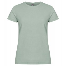 DAMES T-SHIRT CLIQUE BASIC T LADIES 029031 615 SALIEGROEN