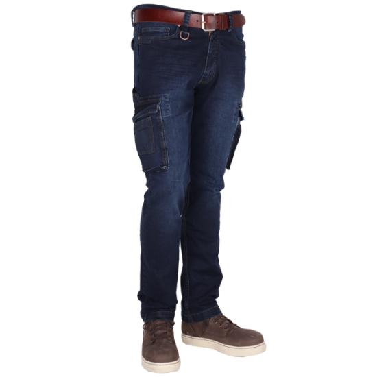 SPIJKERBROEK CROSSHATCH BRONCO C1  REGULAR FIT CHBRC1 LIGHT STONEWASH Werkbroeken