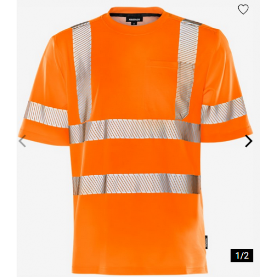 fri High vis T-shirt klasse 2 7407 THV  oranje