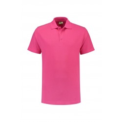 POLOSHIRT L&S BASIC SS FOR HIM 3540 FUCHSIA