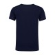 T-SHIRT L&S 1264 V-NECK COTTON ELASTAAN NAVY T shirt