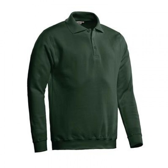 POLOSWEATER SANTINO ROBIN DARKGREEN Bedrijfskleding bedrukken