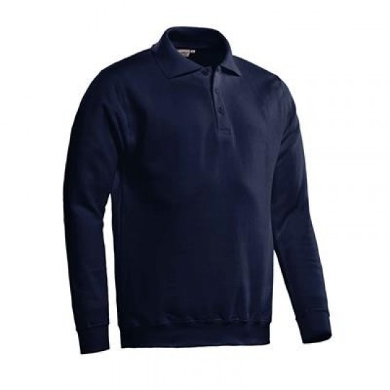 POLOSWEATER SANTINO ROBIN NAVY Bedrijfskleding bedrukken